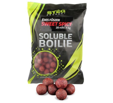 Stég Boilies Rozpustné 20mm - SweetSpicy