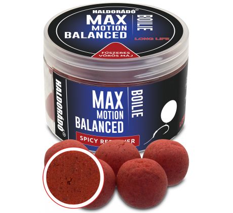 Haldorádó Max Motion Balanced Boilies - Red Liver