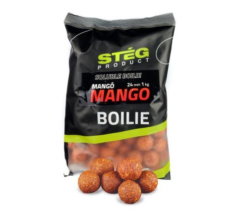 Stég Boilies Rozpustné 24mm - Mango