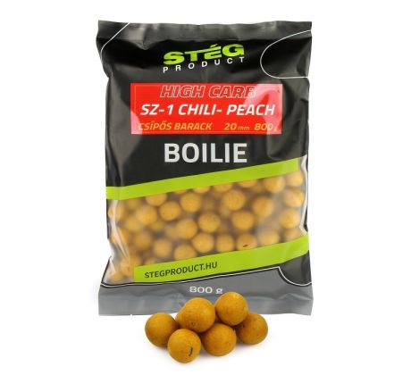 Stég Carb Boilies Range SZ-1 Chili-Peach 20mm 800g