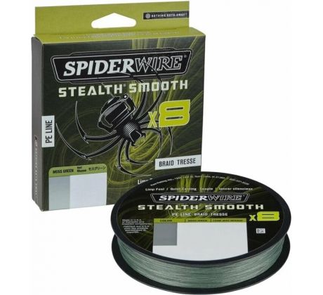 SPIDERWIRE STEALTH SMOOTH x8 - zelená